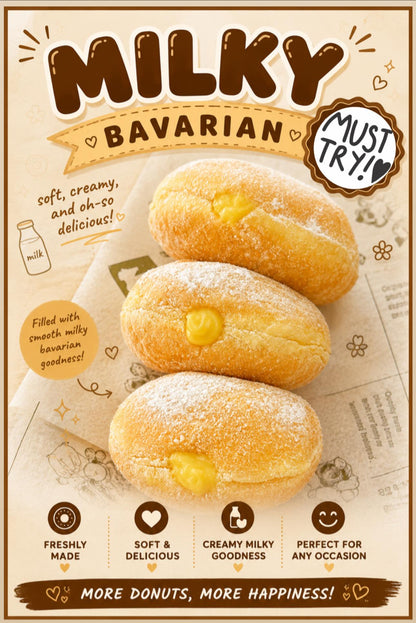 Donut Bavarian Cream